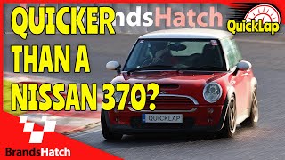 Mini Cooper S vs Nissan 370Z - Brands Hatch PB Attempt // QuickLap