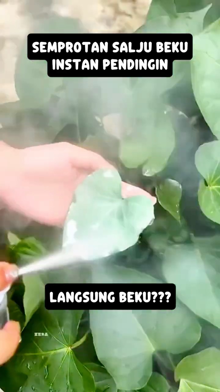 VIRAL⁉️ SEMPROTAN YANG BISA BIKIN SALJU INSTAN