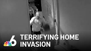 Suspect shoves victim in scary Miami home invasion robbery