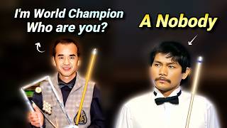 Very Confident PLAYER Thinks He CAN OUTCLASS Young EFREN REYES!