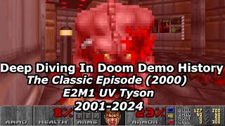 The Classic Episode (2000) E2M1 UV Tyson Record Progression (2001-2024) :: Doom Demo History