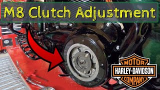 How to Adjust a Harley Davidson M8 Clutch (cable & internal)