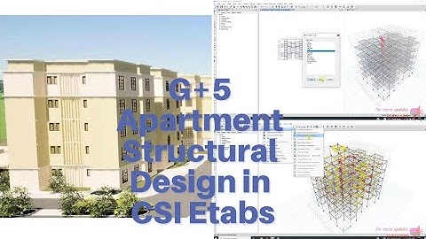 G+5 Apartment Structural Design in CSI Etabs