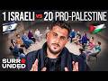 1 Israeli vs 20 Pro-Palestine Activists (ft. Rudy Rochman) | Surrounded