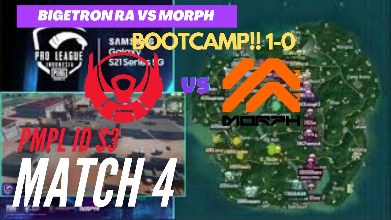BOOTCAMP!! BIGETRON RA VS MORPH 1-O | MATCH 4 PMPL ID S3 D1 W1