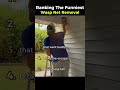 Ranking The Funniest Wasp Net Removal