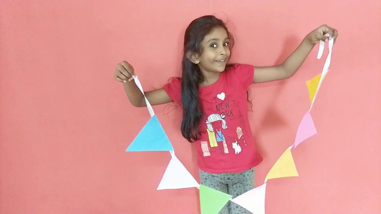 PaperGarland Paper Art Birthday Decoration Garlands YouTube