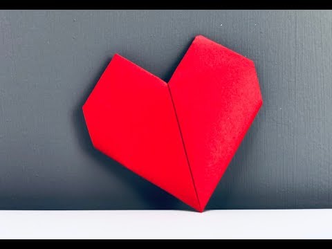 Video: Hoe Om 'n Hart In Origami Te Maak
