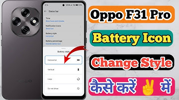 Oppo F31 Pro 5g Me Battery Icon Change Kaise Kare // How To Change Battery Icon In Oppo F31 Pro 5g