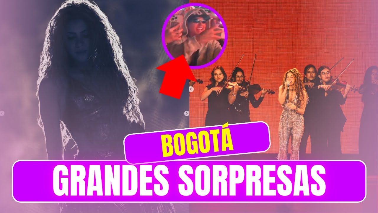 GRANDES SORPRESAS en el CONCIERTO de Shakira en Bogotá