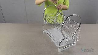 How to assemble Veckle 2 Tier Stainless Steel Dish Drying Rack