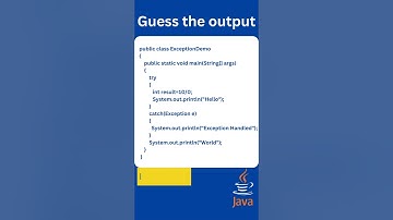 java Exception handling program | Java program with try catch