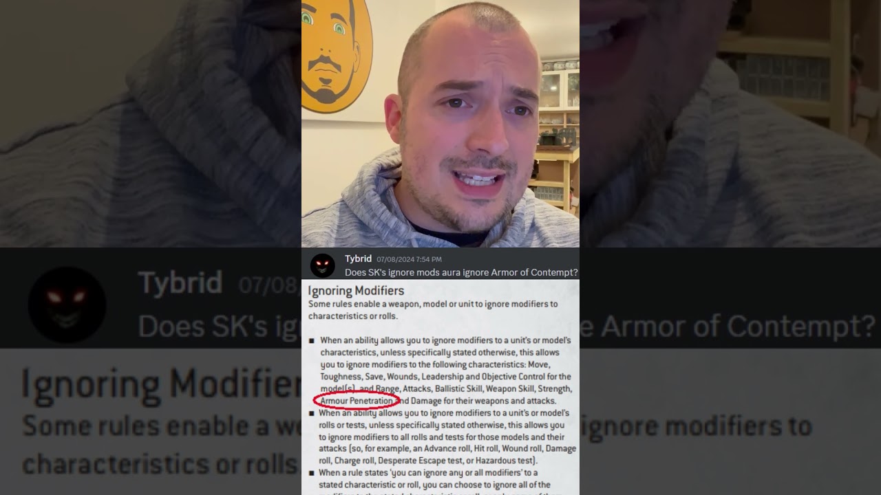 DOES THE NECRONS SILENT KING IGNORE ARMOUR OF CONTEMPT?