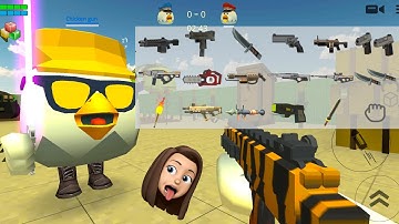 Game ChaloHouse - Maps || Chicken Gun || Pro VS Hacker || Amazing Games Video