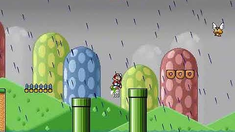 SMBX 1.4.4 Custom Level: Rainy River Road (World 1-A) [OLD]