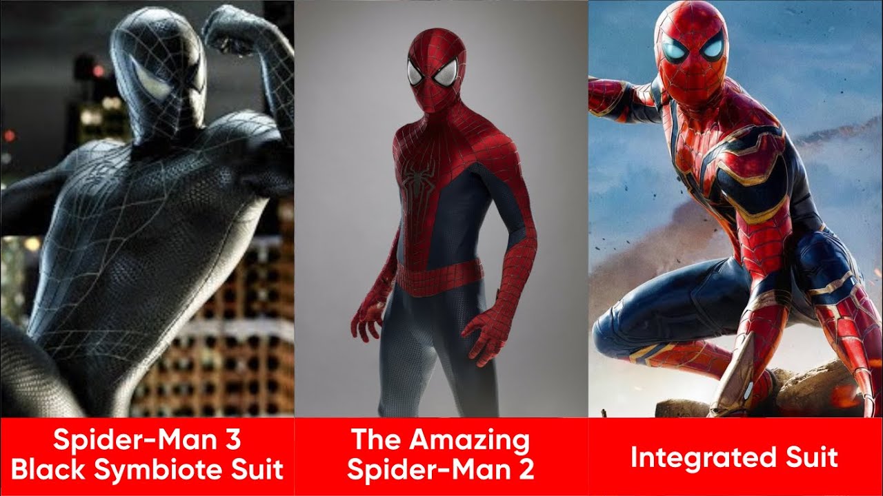 All Spider-Man Suits in Marvel Movies (Tobey–Andrew–Tom)