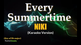 Every Summertime - NIKI (Karaoke Version)