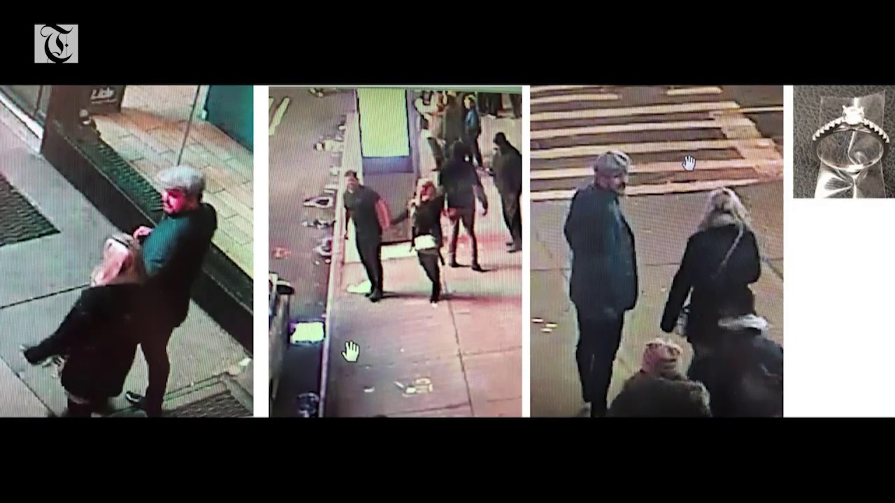 CCTV shows couple who lost engagement ring in Times Square doha mapa