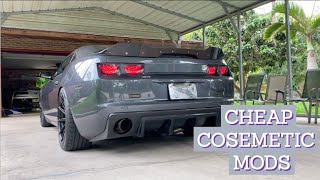 cheap cosmetic mods for your camaro (5th gen)