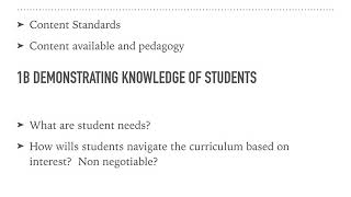 Danielson and Curriculum