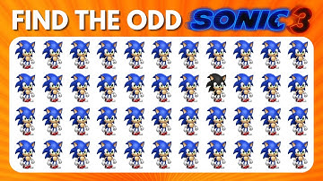 Find the ODD One Out - Sonic the Hedgehog 3 Edition 🎬🦔💙 Sonic the Hedgehog 3 Movie Quiz