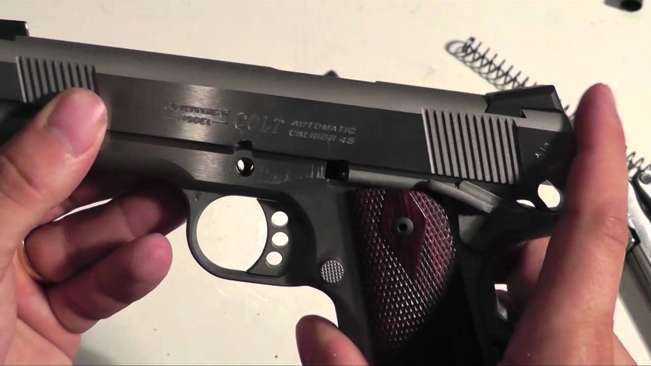 field strip and assembly of a colt commander Wrestlers mauled tits