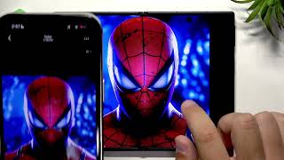 SAMSUNG Galaxy Z Fold 8 – How to Send Files to iPhone with QuickShare