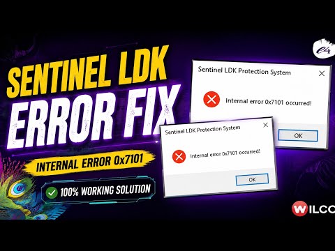 Wilcom E4.2 Sentinel LDK Error 0x7101 Fix | 100% Working Solution 2026