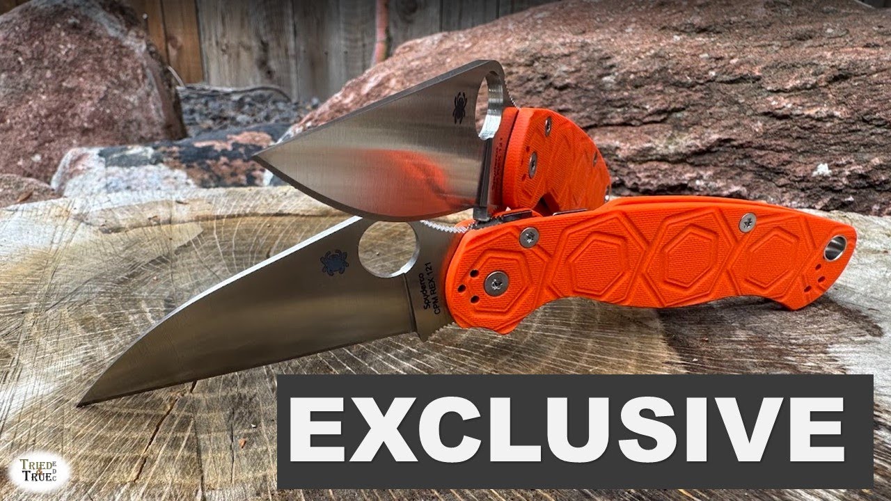 Стоит ли оно того? Оцените НОВЕЙШУЮ модель Spyderco Paramilitary 2 в расцветке Rex 121.