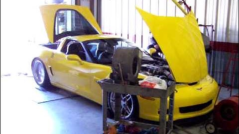 Twin Turbo C6 Z06 Dyno Pull