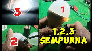 3 cara dan trik paling mudah perbaiki lampu Phillips mati total#caraservislampu