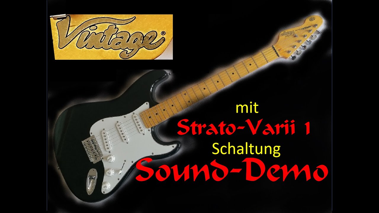 Vintage reissued Strat LH to RH + "Strato-Varii 1" -Schaltung