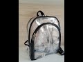 Mochila cristal transparente