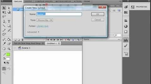Flash CS5 Tutorial 14 Click Drag & Drop.avi