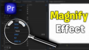 How To Make Magnifying Effect In Premiere Pro