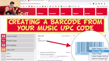 How to create a Music Barcode from your UPC Code