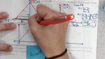 Les 5-6: Driehoeken en coördinatenbewijs | Hoofdstuk 5 Driehoeken en congruentie | Meetkunde midd...