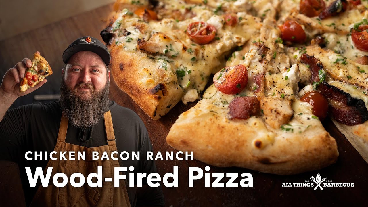 Chicken Bacon Ranch Pizza – Easy Grilled Recipe - YouTube