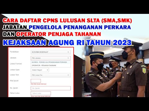 CARA DAFTAR CPNS
