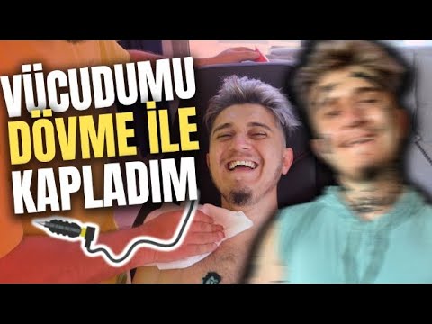 VÜCUDUMU DÖVME ile KAPLADIM ! - suratıma kadar