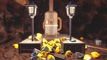 Finding Gigantic Gold Nuggets And Gems Deep Underground in Hydroneer