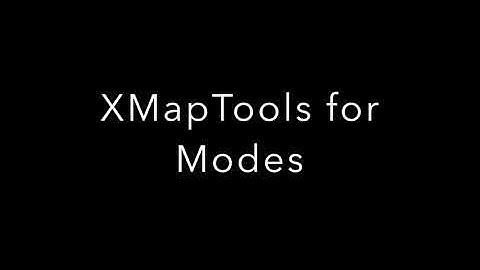 How to get modes using XMapTools