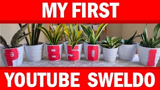 My First Youtube Sweldo. Salamat sa mga Sansevieria /Snakeplants Lovers and Viewers - Youtube Income