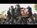 Ghanian funeral dancers teach the phrase take centre stage