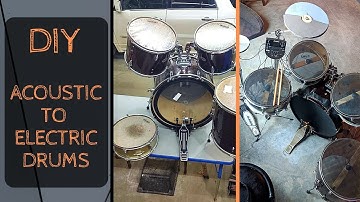 Acoustic to Electric Drum Conversion - Full DIY Tutorial