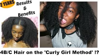 Growing 4B/C Hair with the Curly Girl Method