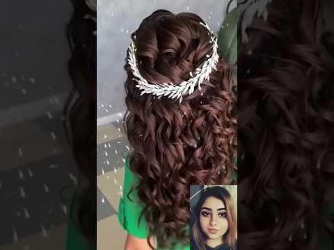 تسريحة شعر للمناسبات و العراي
