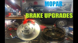 DRUM TO DISC BRAKE CONVERSION 69 B-BODY ROADRUNNER