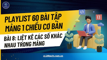 #8. Liệt kê các số khác nhau trong mảng