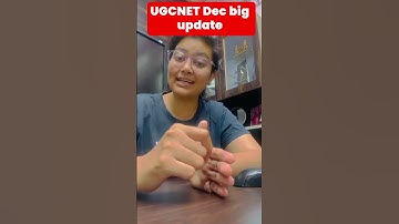UGCNET December Big Update ✍️ Aa gaya bada Update #shorts #shortsfeed #latestupdate